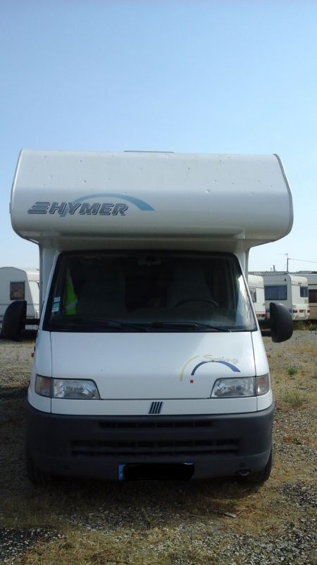 camping car hymer capucine sur fiat